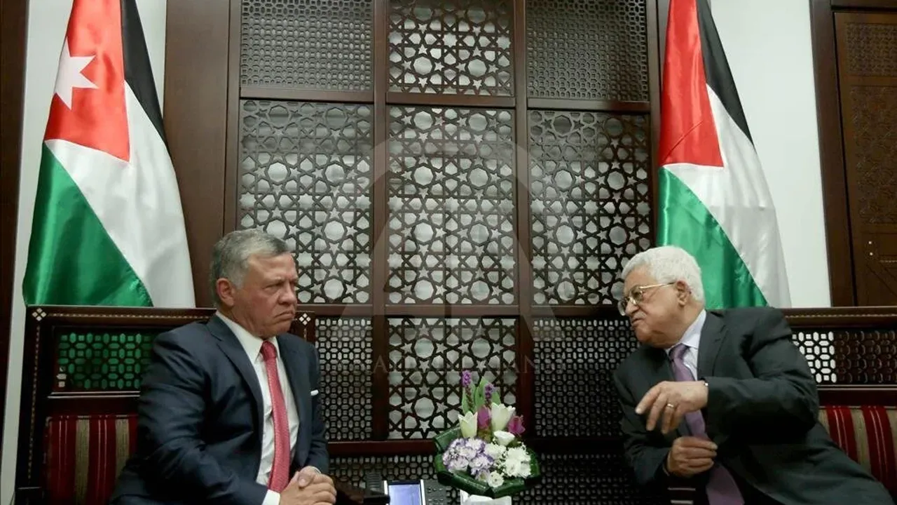 Ürdün Kralı Abdullah ile Filistin Devlet Başkanı Gazze'yi görüştü