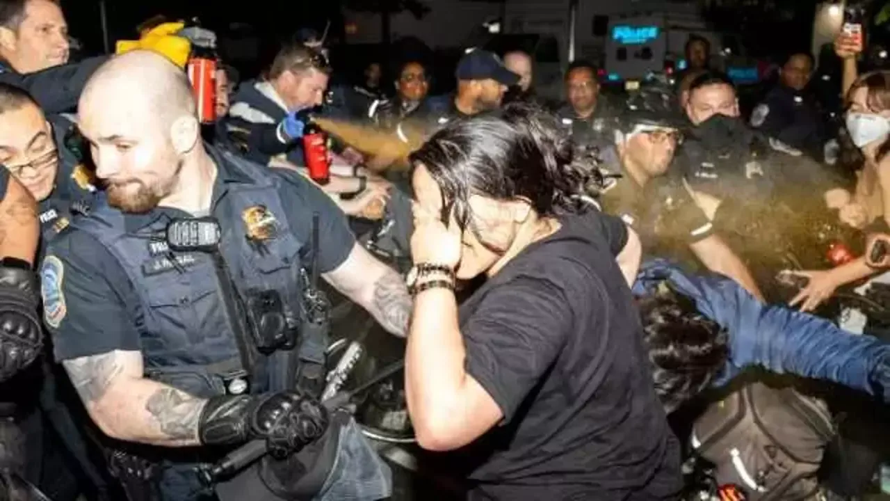 ABD polisi, Michigan Üniversitesindeki Filistin kampını dağıttı