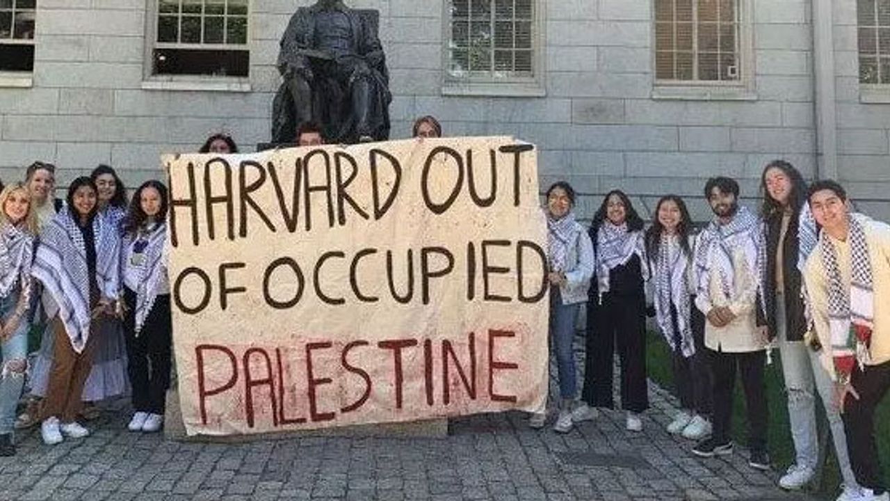 Harvard Üniversitesindeki Filistin destekçisi öğrenciler, yönetimle anlaştıklarını duyurdu