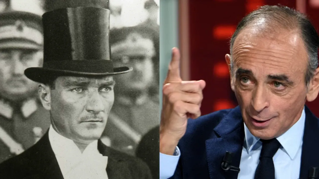 Zemmour, başörtüsü yasağında Mustafa Kemal'i örnek aldı