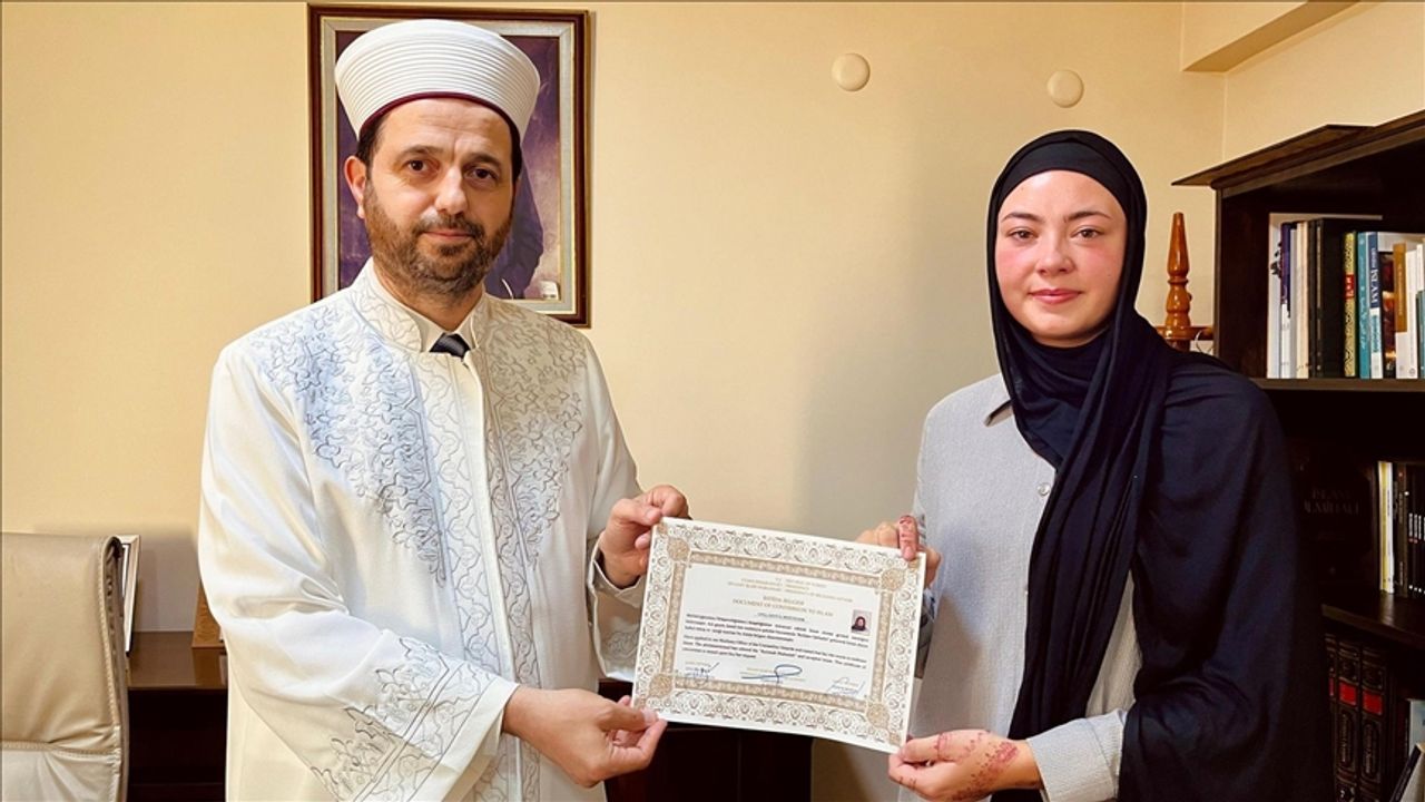 Alman vatandaşı Boettcher, Bartın'da Müslüman oldu