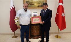 Gazeteci Wael Dahduh, Türkiye’nin Doha Büyükelçiliği'ni ziyaret etti