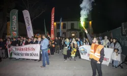 İşgalci İsrail'in Gazze'de hastanelere yönelik saldırıları, Sakarya'da protesto edildi