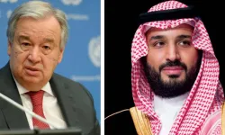 Suudi Arabistan Veliaht Prensi Bin Selman ile BM Genel Sekreteri Guterres Gazze'deki durumu görüştü