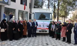 Gazze'deki bebekler için Adıyaman'da üretilen zıbın takımları yola çıktı