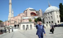 Cumhurbaşkanı Erdoğan, cuma namazını Ayasofya-i Kebir Cami-i Şerifi'nde kıldı