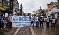 İsrail'in Gazze saldırıları, Edirne'de protesto edildi