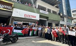 Hatay'da İsrail'in Gazze'ye saldırıları protesto edildi