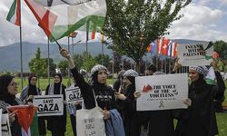 Bosna Hersek'te üniversite öğrencileri Gazze'ye saldırıları protesto etti