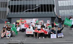 İstanbul Medipol Üniversitesi öğrencilerinin Filistin'e destek eylemi 6'ncı gününde