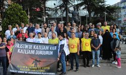 Tokat'ta İsrail'in Gazze'ye saldırıları protesto edildi