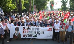 Sakarya'da Büyük Filistin Yürüyüşü düzenlendi