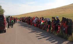 Kırıkkale'de İsrail'in Filistin saldırıları protesto edildi