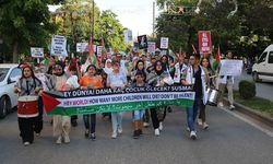 Gaziantep'te Gazze yönelik saldırılar protesto edildi