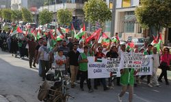 Hatay'da Filistin'e destek yürüyüşü yapıldı