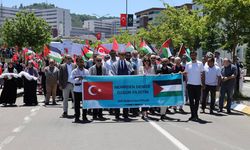 Ordu Üniversitesi'nde Filistin'e destek yürüyüşü düzenlendi