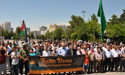 Mardin'de İsrail'in Gazze'ye saldırıları protesto edildi