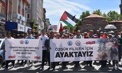 Afyonkarahisar'da İsrail'in Gazze saldırıları protesto edildi