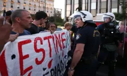 Yunanistan’da İsmail Haniye suikastı protesto edildi