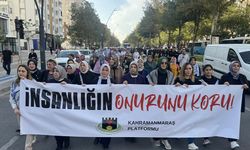 Kahramanmaraş'ta İsrail'in Filistin'e yönelik saldırıları protesto edildi