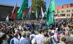 Diyarbakır'da İsrail'in Gazze'ye yönelik saldırıları protesto edildi