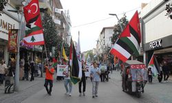 Düzce, Sakarya ve Zonguldak'ta İsrail'in Gazze'ye yönelik saldırıları protesto edildi