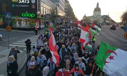 İsveç'te İsrail'in Gazze, Lübnan ve İran'a yönelik saldırıları protesto edildi