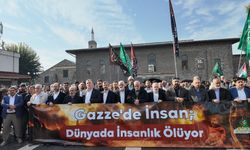 Diyarbakır'da İsrail'in Gazze saldırıları protesto edildi