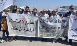 Kerkük'te Gazze'ye destek gösterisi düzenlendi