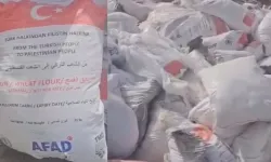 İsrail, Türkiye'den Gazze’ye gönderilen un çuvallarını çöpe attı