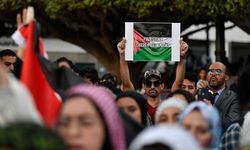 Fas'ta, Nekbe'nin 77. yılında İsrail'in Gazze'ye yönelik saldırıları protesto edildi