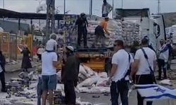 Gazze'de Yahudi silahlı gruplar, gıda yardımlarını çaldı