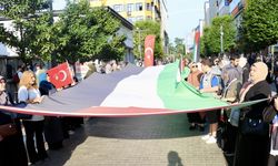 Trabzon'da Filistin'e destek yürüyüşü düzenlendi