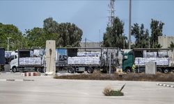 DSÖ: Tıbbi malzeme taşıyan 11 yardım tırı Gazze'ye ulaştı