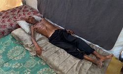 Gazze'de 75 yaşındaki yaşlı adam, 40 kiloya düştü