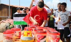 Adana'da çocuklar, Gazze'deki akranları için mektup yazdı