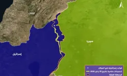 Siyonist işgal haritası: Şam'a 20 kilometre kaldı!