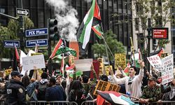 New York'ta Filistin'e destek gösterisi düzenlendi