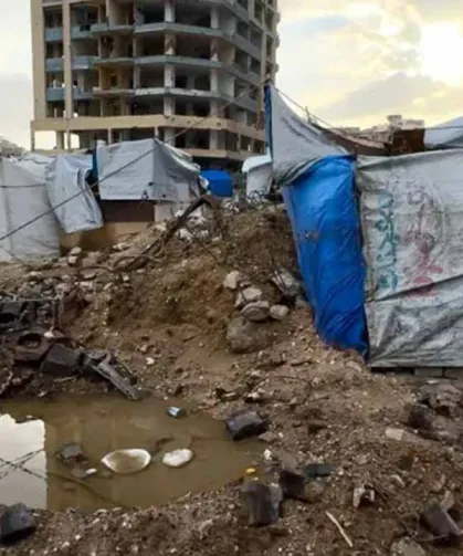 Gazze’de hava şartları durumu ağırlaştırıyor