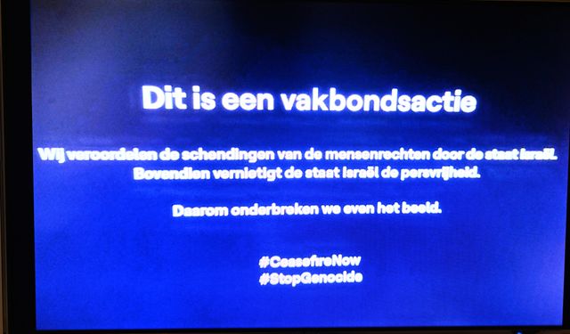 Belçika televizyonu, Eurovision yayını sırasında İsrail’i protesto etti