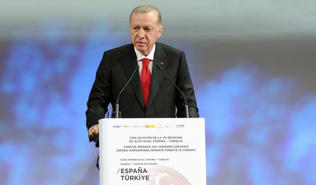 Cumhurbaşkanı Erdoğan Türkiye-İspanya İş Forumu'nda konuştu