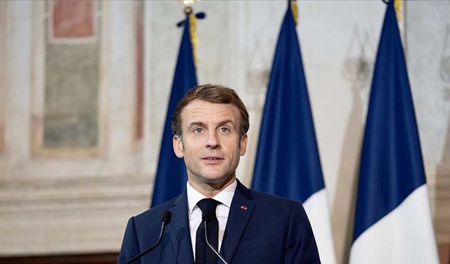 Macron: Gazze'deki sivillerin yaşadığı çile sona ermeli