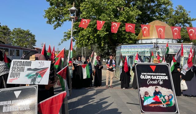 Konya'da Küresel Gazze Yürüyüşü'ne destek gösterisi yapıldı
