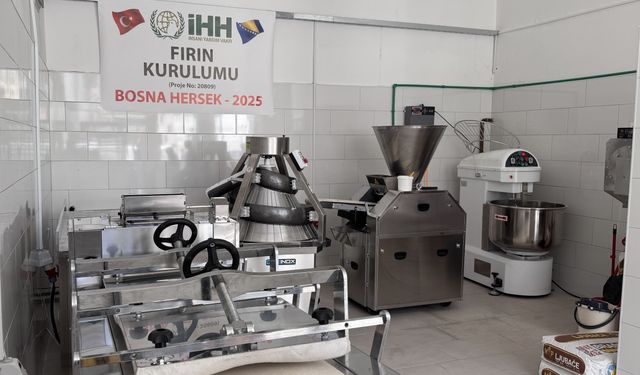 Srebrenitsa'da İHH'nın desteğiyle ekmek fırını açıldı