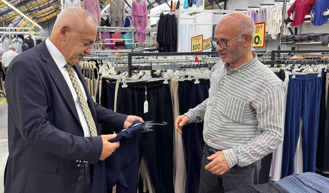 Giyimkent esnafı bugünkü kazancını Gazze'ye bağışlayacak