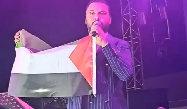 Alişan, konserinde Filistin'i unutmadı