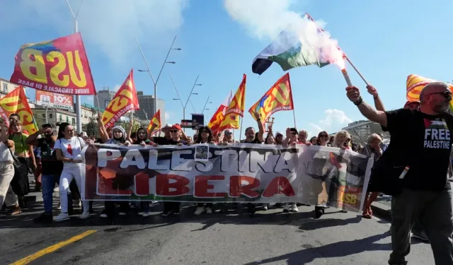İtalya’da tarihi grev: Sendikalar İsrail'e karşı ayakta
