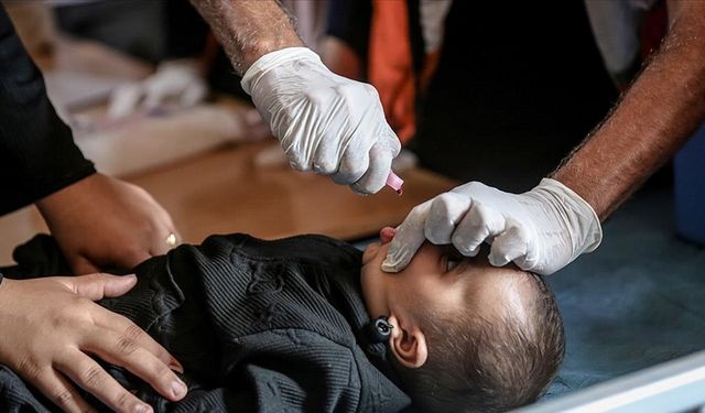 DSÖ: Gazze'de binlerce çocuk aşılandı