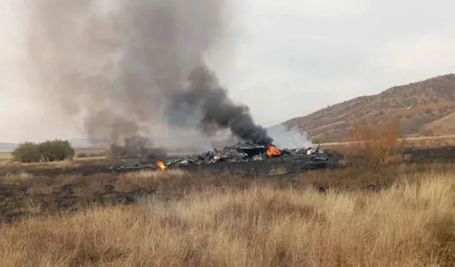 TSK'ya ait askeri kargo uçağı Gürcistan sınırında düştü