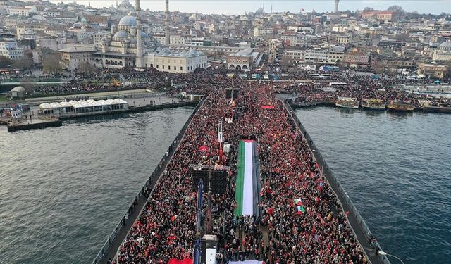 1 Ocak’ta insanlık Gazze için Galata Köprüsü’nde buluşuyor